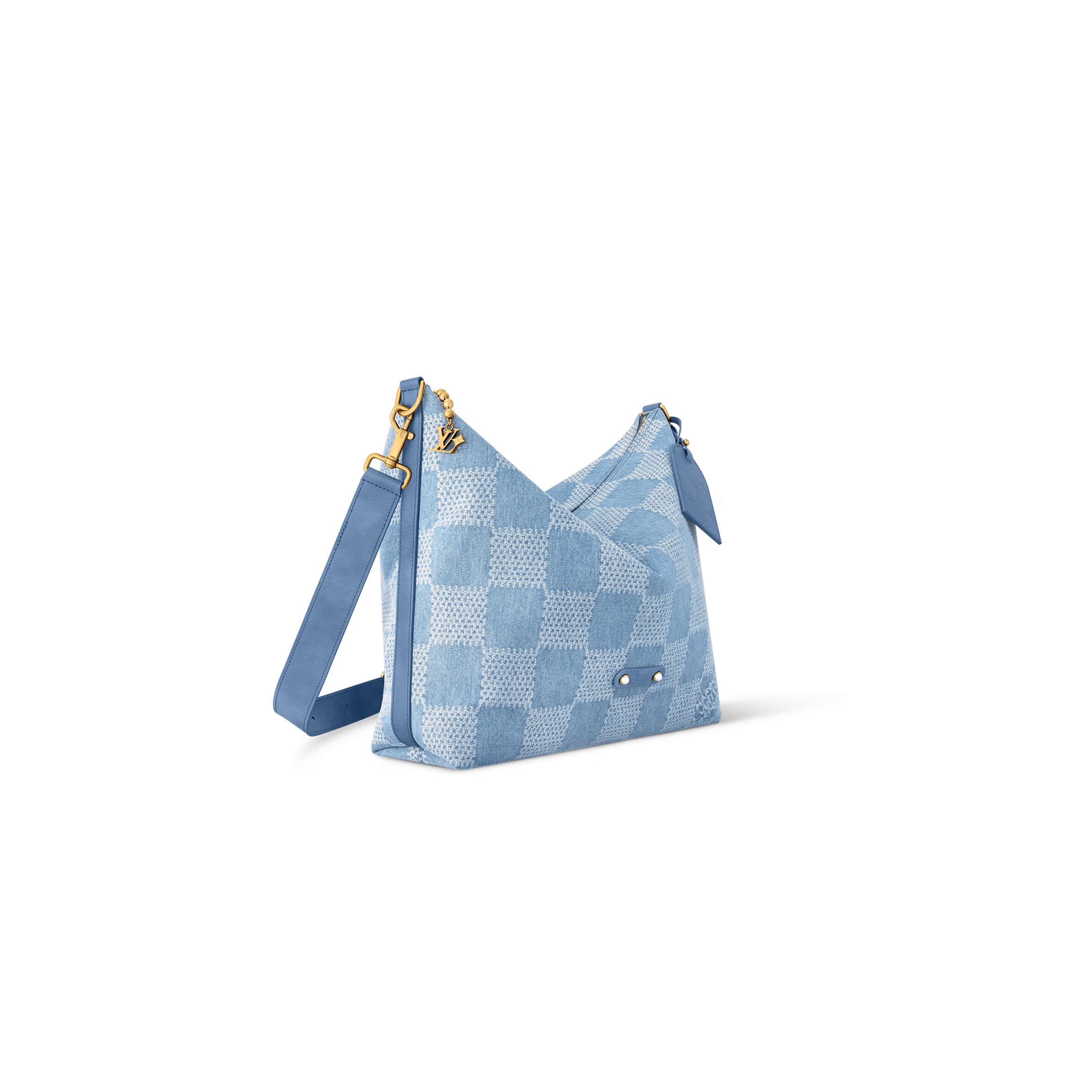 LOUIS VUITTON DENIM VAGABOND HOBO N00202 (38*35*12cm)